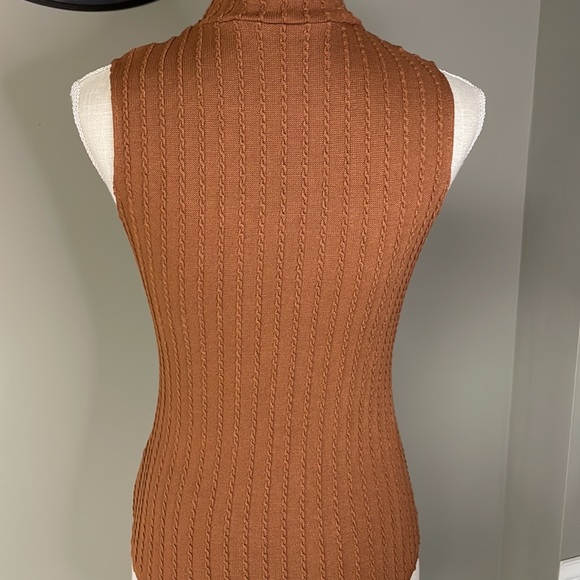 Bodysuit -Women’s camel color sleeveless Shein brand. Only worn once. - Picture 4 of 7